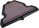 Dna vervangbaar luchtfilter racing peplac. air filter black