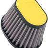 Dna sport luchtfilter leather top sport air filter 100 x 75mm yellow
