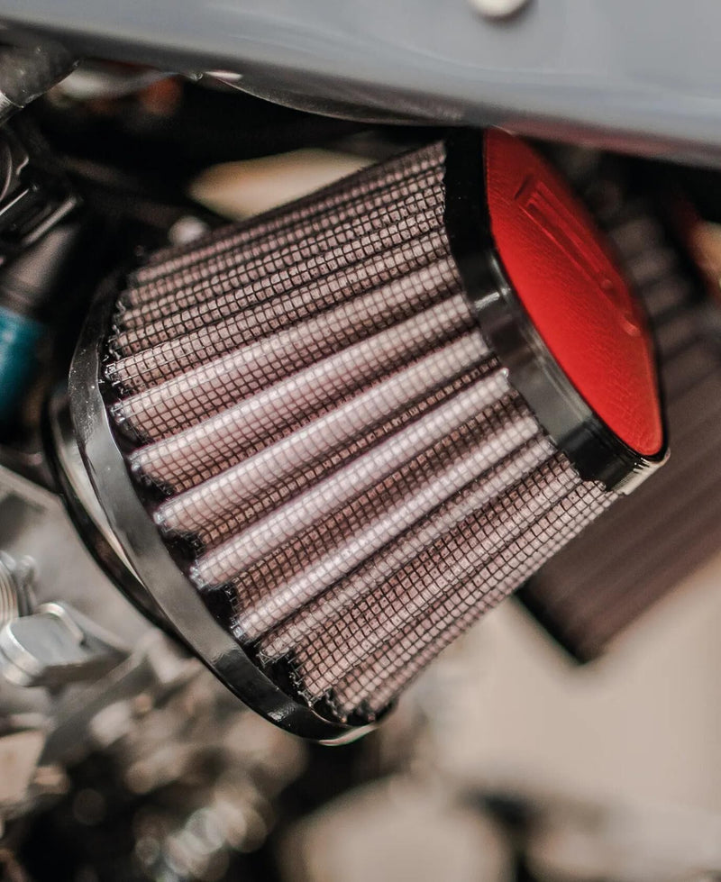Dna sport luchtfilter leather top sport air filter 100 x 75mm brown