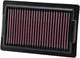 K n vervangbaar luchtfilter replac. filter ya-1709