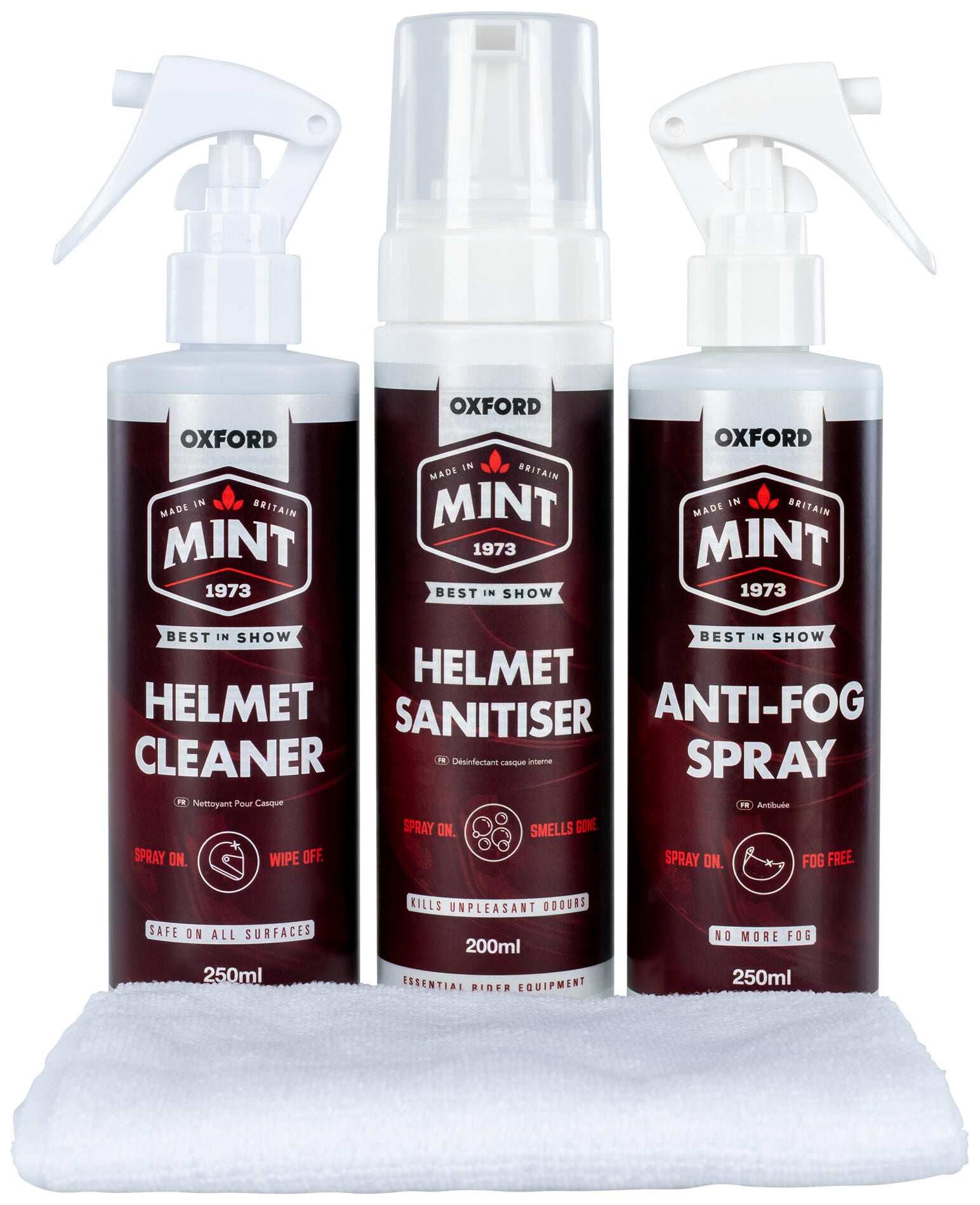 Mint helmpflege-set oxford helmet care kit xl helmet care set oxford xl