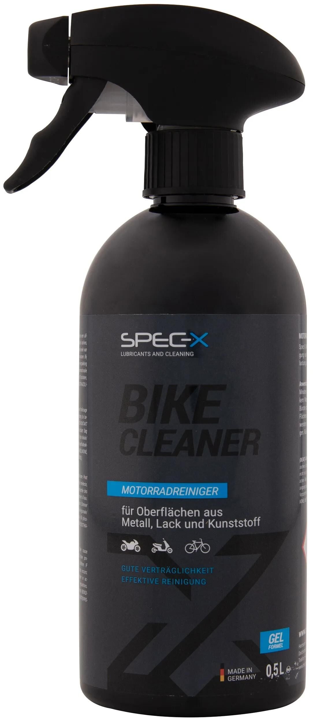Spec-x motorfiets-reiniger motorcycle cleaner gel 500ml