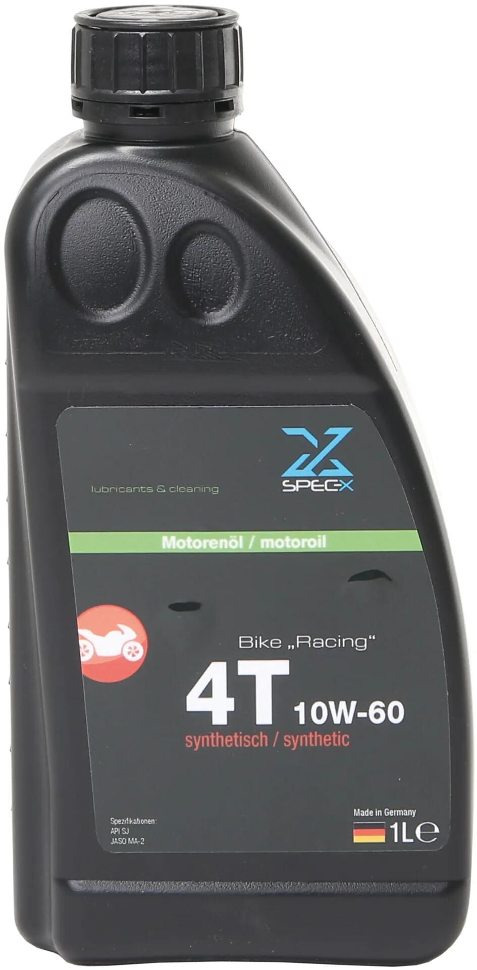 Spec-x motorolie bike 4t racing motor oil 4t 10w-60 raci 1l bike