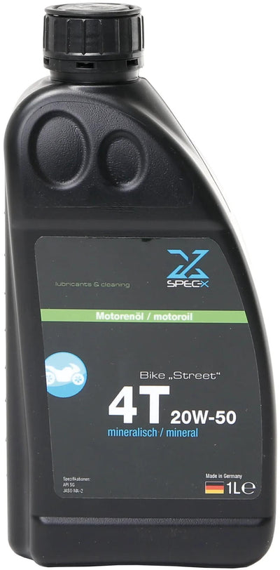 Spec-x motorolie bike 4t street motor oil 4t 20w-50 stre 1l bike