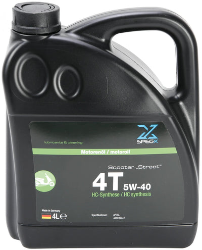 Spec-x motorolie scooter 4t street motor oil 4t 5w-40 4l scooter