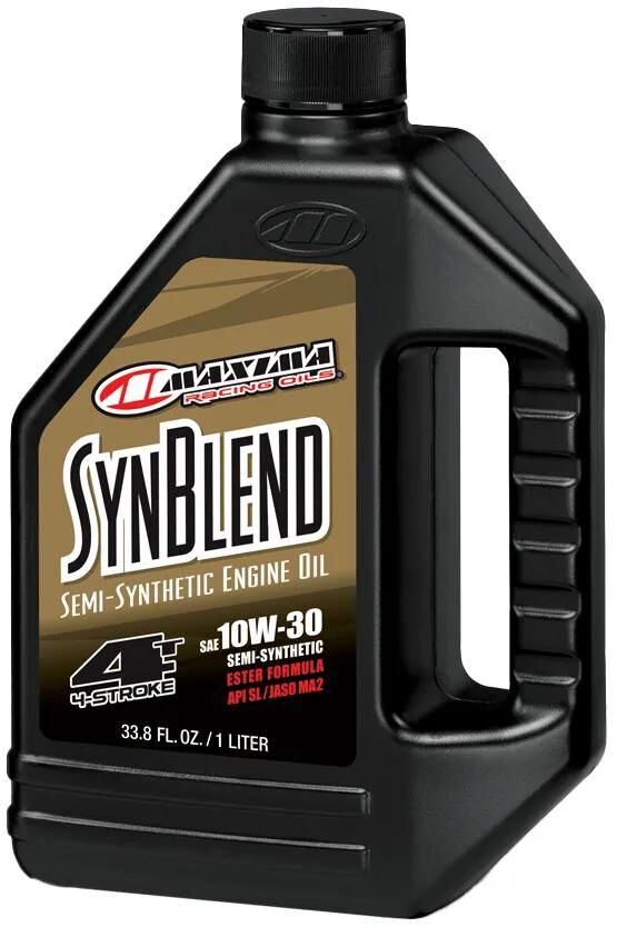 Maxima racing oils motoröl syn blend ester 4t motor oil maxima syn blnd ester 4t 10w-30 1l