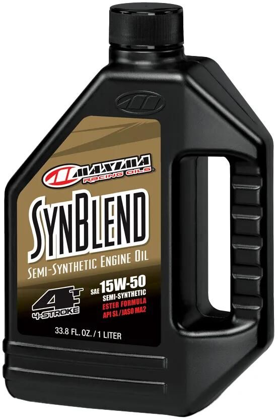 Maxima racing oils motoröl syn blend ester 4t motor oil maxima syn blend ester 4t 15w-50 1l