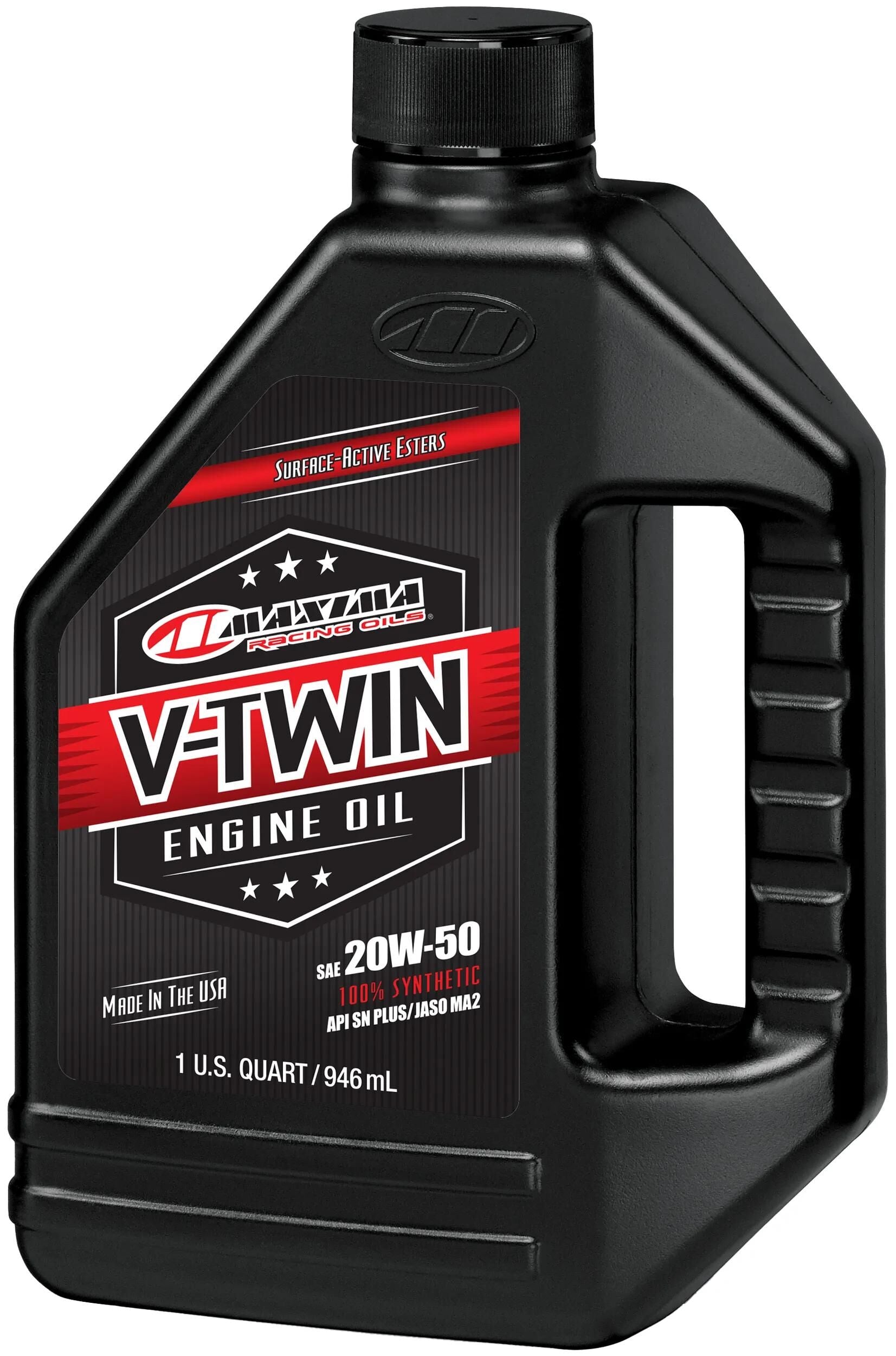 Maxima racing oils motoröl v-twin full synthetic motor oil maxima v-twin full synt. 20w-50 946ml