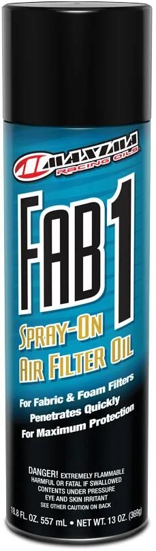 Maxima racing oils luftfilteröl fab-1 fabric foam filter spray air filter oil maxima 557ml fab-1