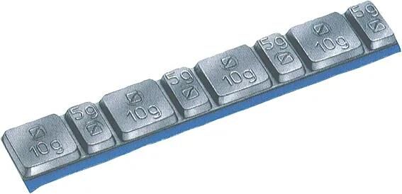Niso tech klebegewicht adhesive weight strips mo silver