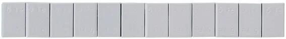 Niso tech klebegewicht adhesive weight strips 60 silver steel