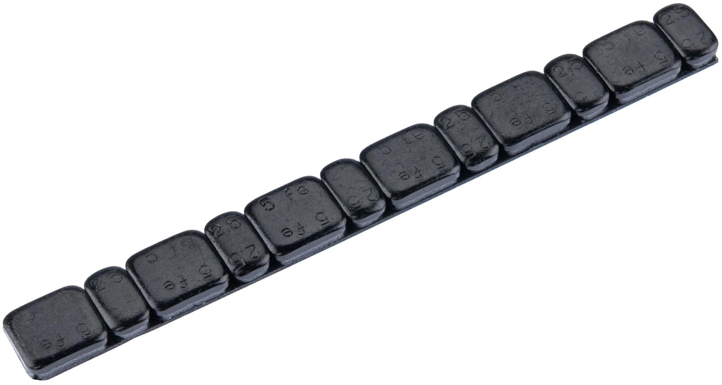 Niso tech klebegewicht adhesive weight strips 45 sw 6x5g 6x2.5g