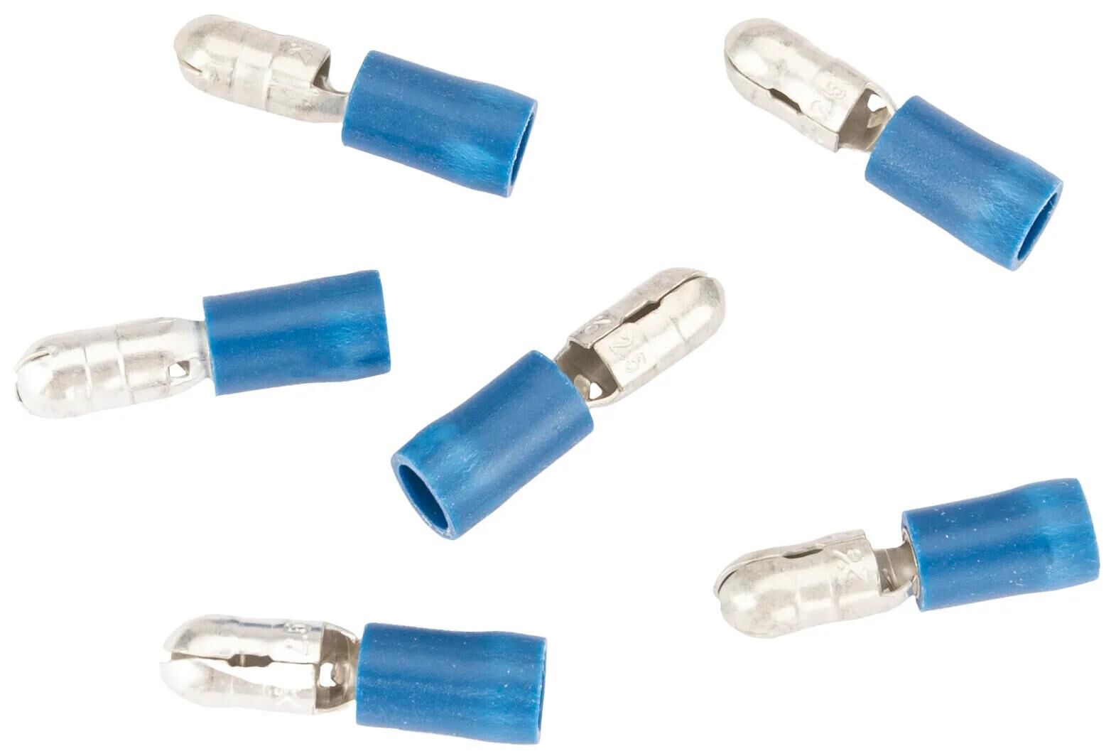 Spahn ronde plug round plug insulated blue 100pcs.