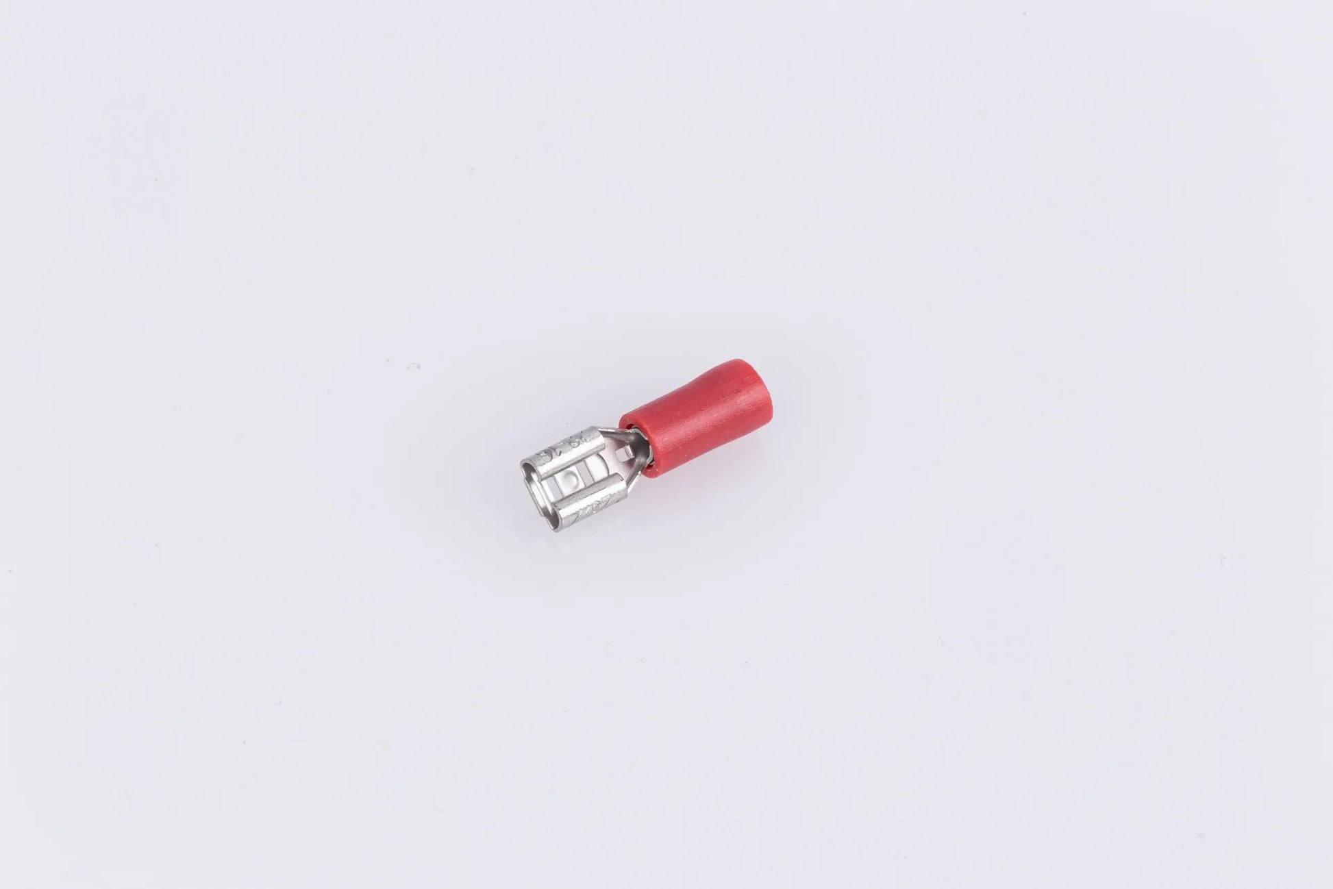 Spahn platte stekkerhuls flat plug-in sleeve insulated red 100pcs.
