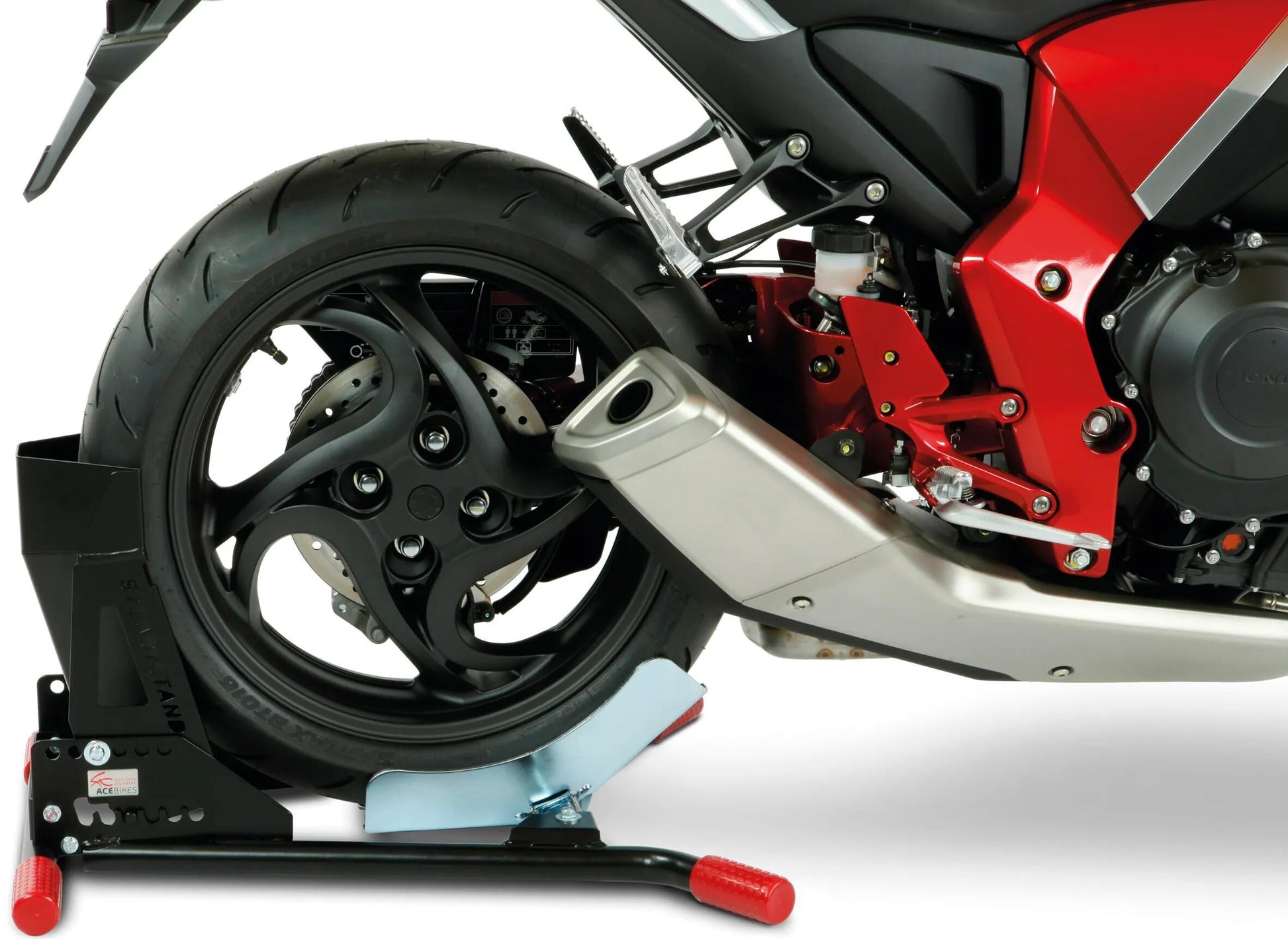 Acebikes voorwiel standaard steadystand motorcycle stand mod. 180 steadystand