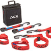 Acebikes sjorband set cam buckle pro lashing strap set acebike cam buckle pro