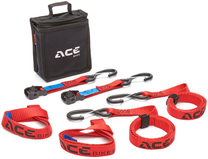 Acebikes sjorband set cam buckle pro lashing strap set acebike cam buckle pro