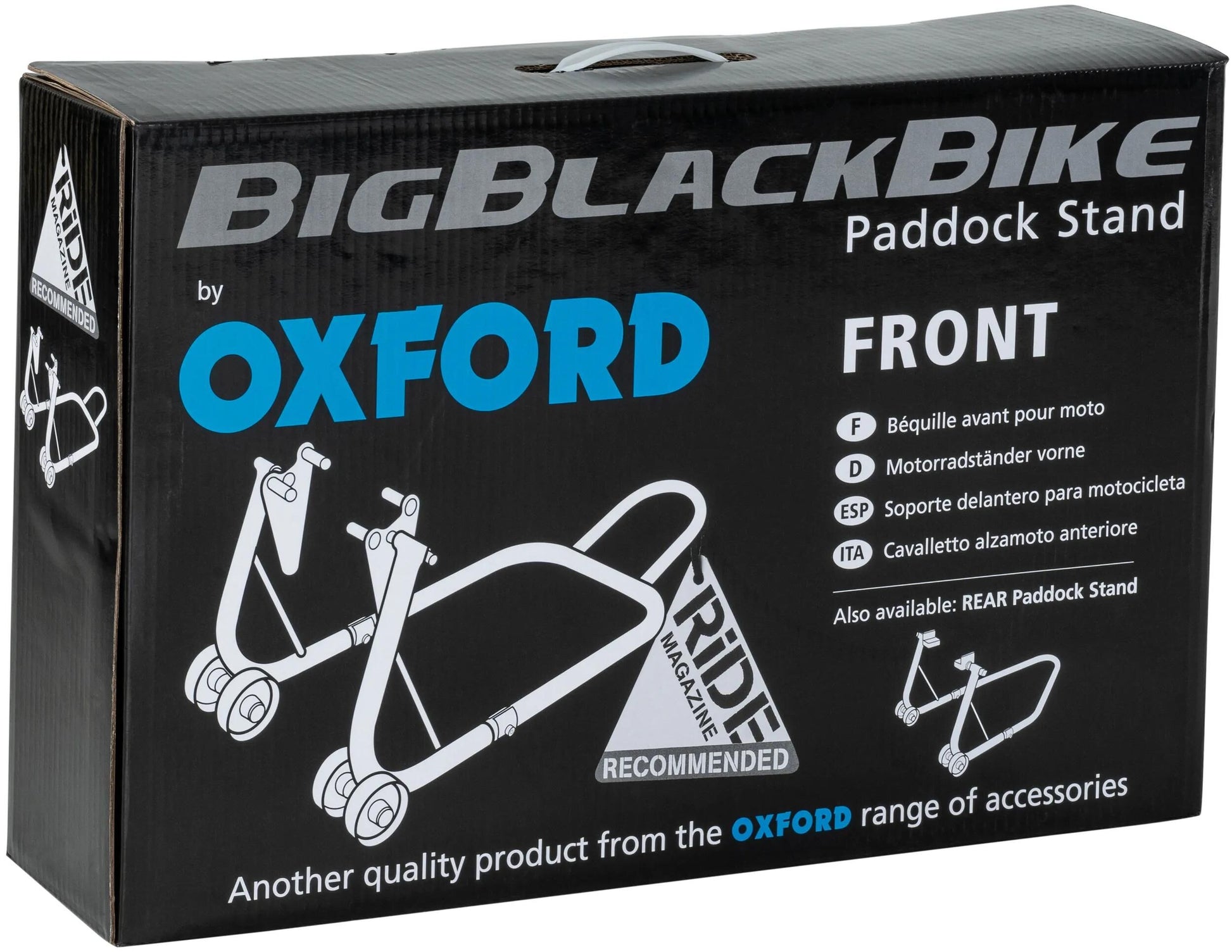 Oxford montageständer big black bike montagest. big black front black