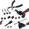 Bikeservice kettentrenn- und nietwerkzeugsatz profi montgwrkzstz chain bst 19tlg