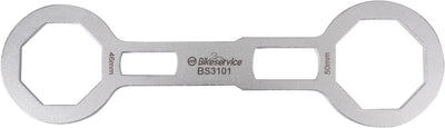 Bikeservice gabelkappenschlüssel schl fork cap bst 46x50mm 8knt
