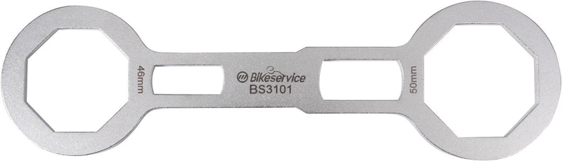 Bikeservice gabelkappenschlüssel schl fork cap bst 46x50mm 8knt