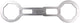 Bikeservice gabelkappenschlüssel schl fork cap bst 49x50mm 8knt
