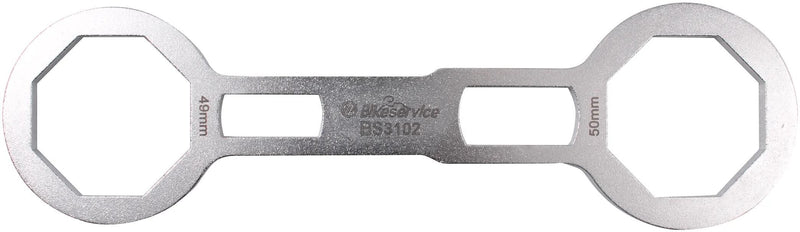 Bikeservice gabelkappenschlüssel schl fork cap bst 49x50mm 8knt