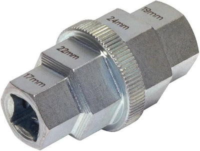Bikeservice steckschlüsseleinsatz stkschlein wheel axle bst 6knt 17 19 22 24mm