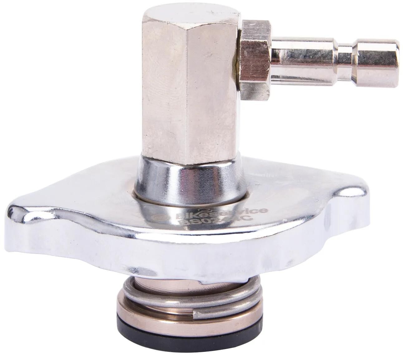 Bikeservice kühlerdeckeladapter radiator cap adapt bst angled small wings