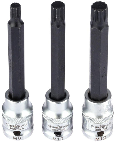 Bikeservice schraubendrehereinsatz stkschlein stossdaemp bst spline 1 2 3pcs