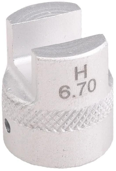 Bikeservice adapter adapter bst aluminum 6.7mm f bs5502