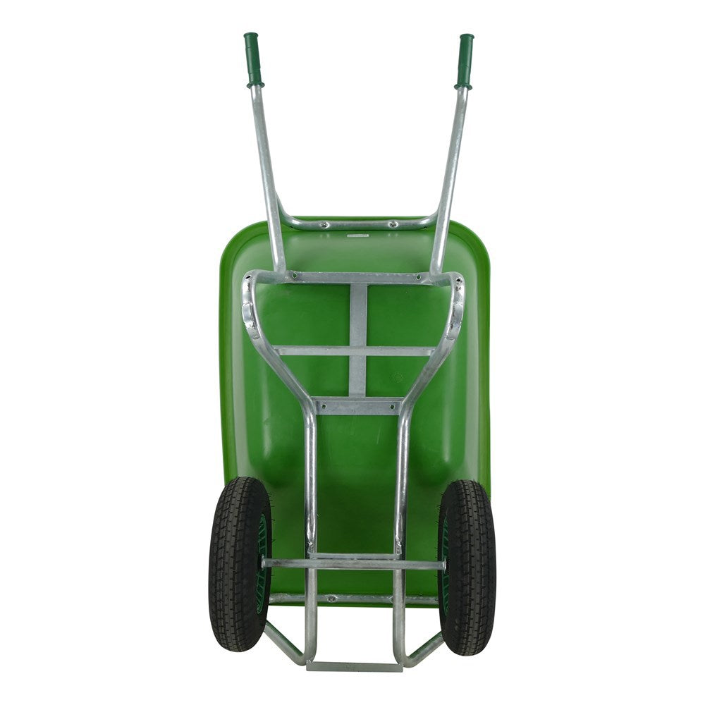 Fort producten kruiwagen fs 200l groen verz onderstel 2 luchtwiel