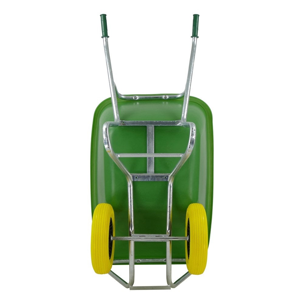 Fort producten kruiwagen fs 200l groen verz ond 2 nml wielen
