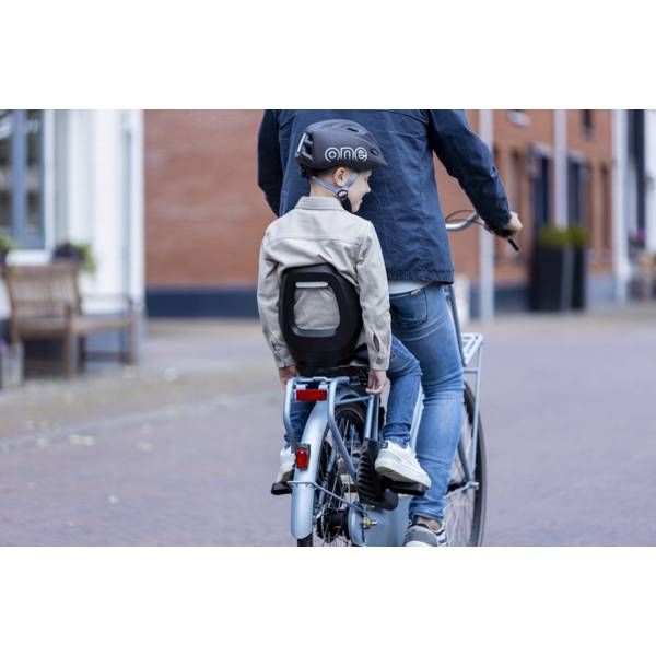 Polisport plasticos s.a. kinderzitje achter bobike one junior zwart - mik-hd