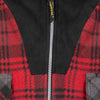 Storvik producten houthakkers fleecevest stanley thermo rood zwart 3xl
