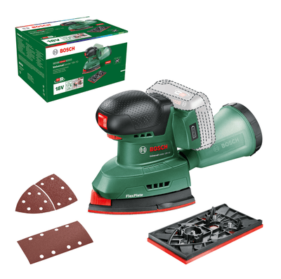 Bosch groen universalsander 18v-10 bt accumultischuurmachine | 18v | zonder accu en lader - 06033e3100