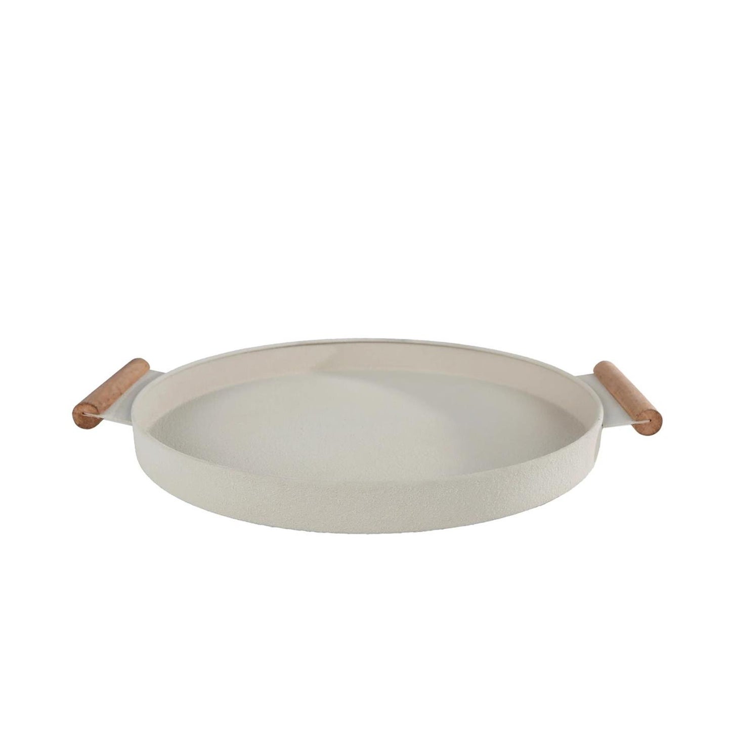 Dienblad ray beige metaal 42x36x3cm