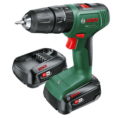 Imp bosch groen easyact 18v-40 | accuklopboorschroevendraaier | met twee standen | incl. 2 accu's en lader - 06039d8108