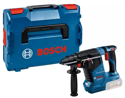 Bosch blauw gbh 18v-24c professional accu boorhamer | sds-plus | zonder accu en lader | in l-boxx - 0611923001