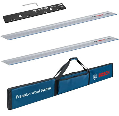 Bosch accessoires fsn 1400 geleiderail set | 2 x fsn 1400 + fsn vel | in toolbag - 0615990m8z