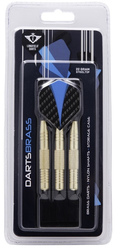 Longfield dartset brass 22gr in etui