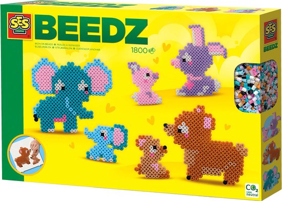 Ses beedz - strijkkralen familiedieren