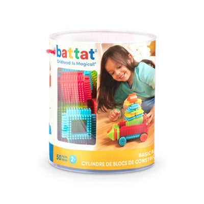 Bristle blocks emmer met 50 stuks