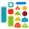 Bristle blocks emmer met 50 stuks