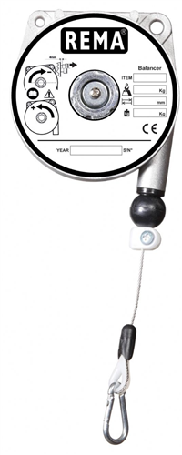 Rema veerbalancer 9311 0.4-1.0kg 1.6mtr (licht)