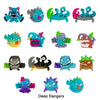 Moose toys mrbeast lab swarms lab 5-pack - experimenteer en creëer 5 swarms microbeesten