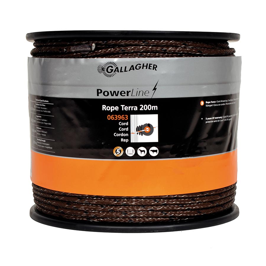 Gallagher powerline cord terra 200m - 063963 063963