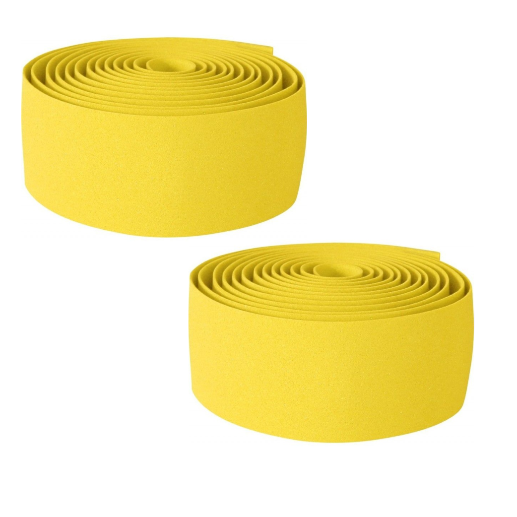 Velox Stuurlint Kurk Geel - 1,75m x 30mm - Lichtgewicht en dempend - Sportieve fietsaccessoire