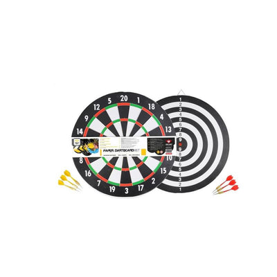 Longfield darts dartbord 43 cm met 6 dartpijlen