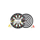 Longfield darts dartbord 43 cm met 6 dartpijlen